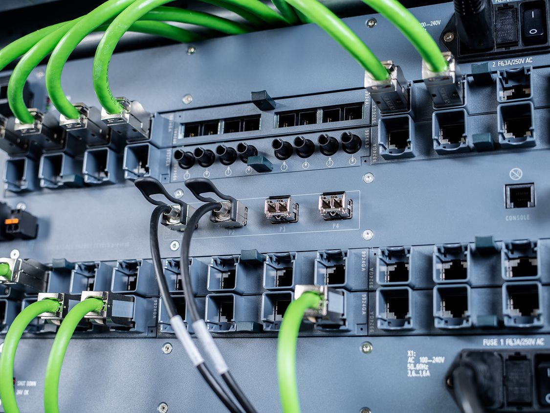 Siemens Scalance X Industrial Ethernet switch voor industriële communicatie